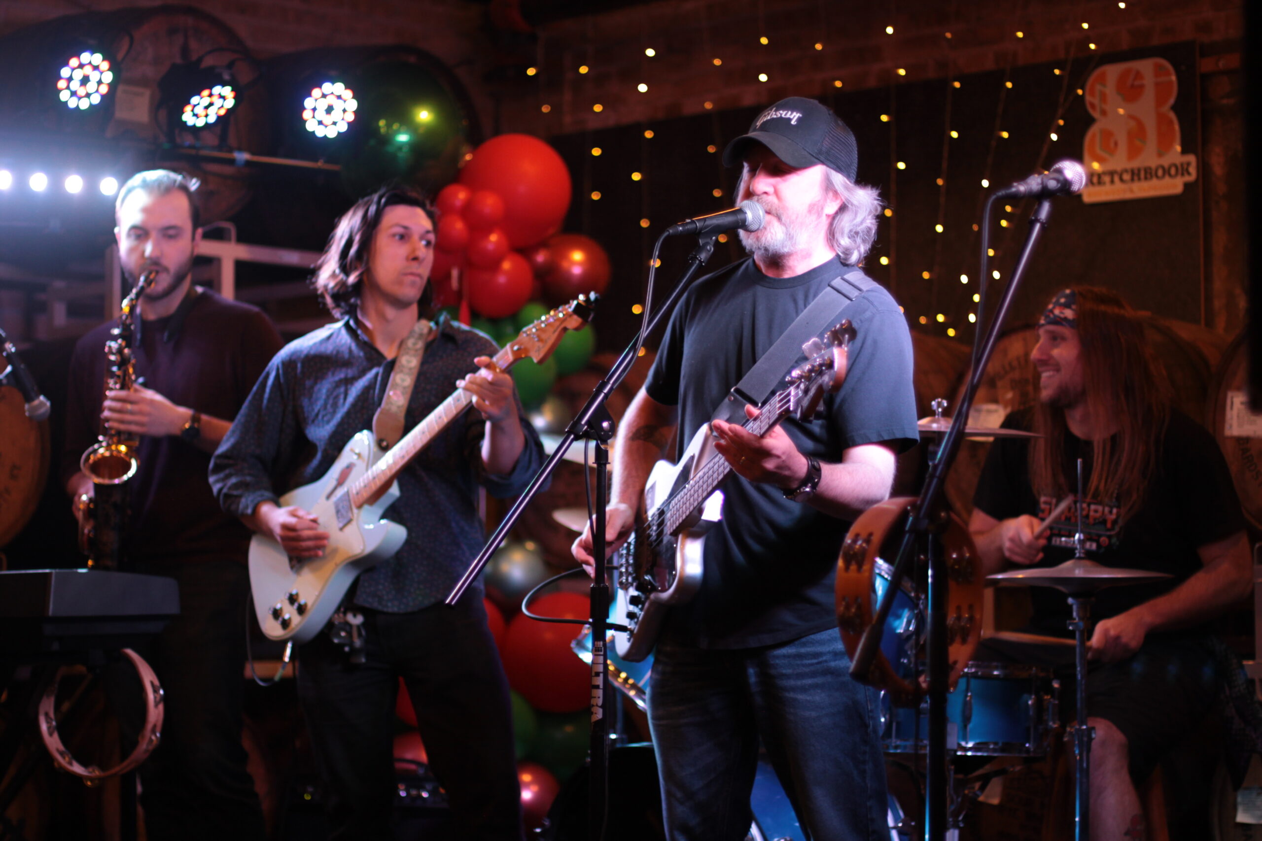 teacher band performing