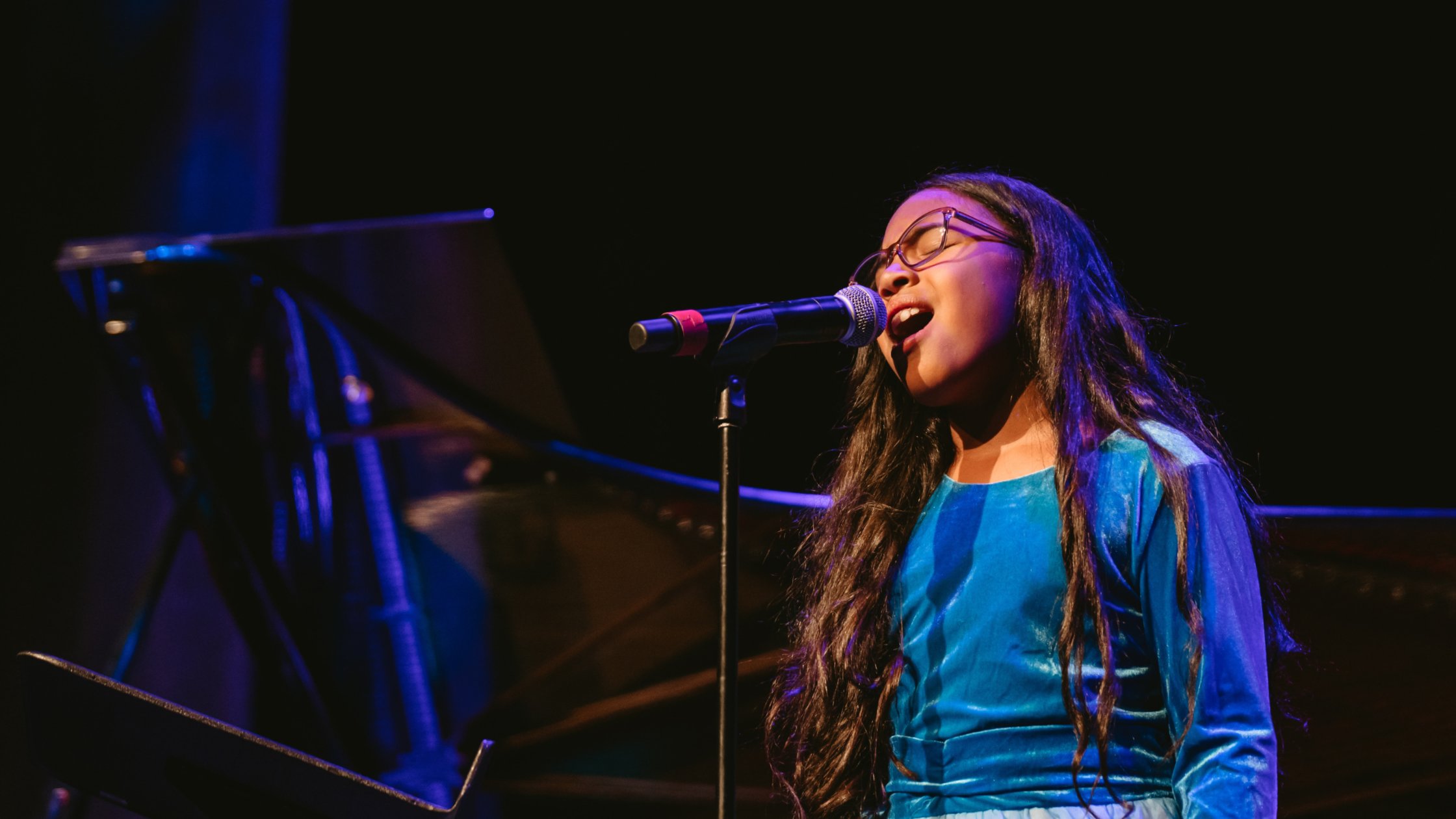 the music box school banner